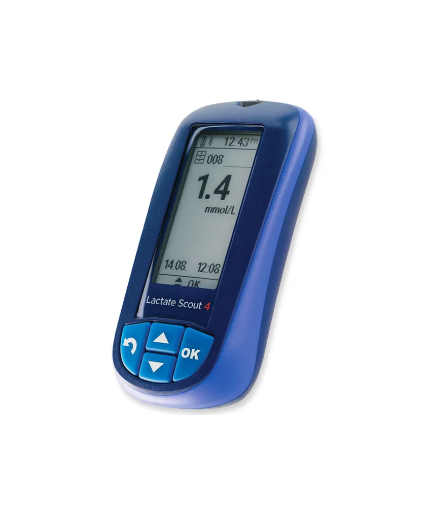 Analizzatore professionale del lattato LACTATE SCOUT 4, necessari solo 0,2 μl di sangue capillare - risultati entro 10 secondi