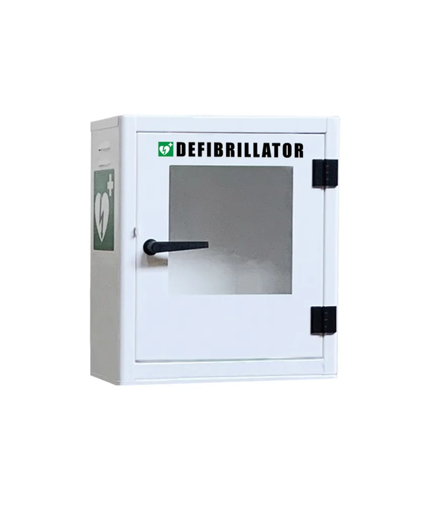 Armadio per defibrillatori, uso interno/esterno - dim. esterne: 42x21xh 48 cm