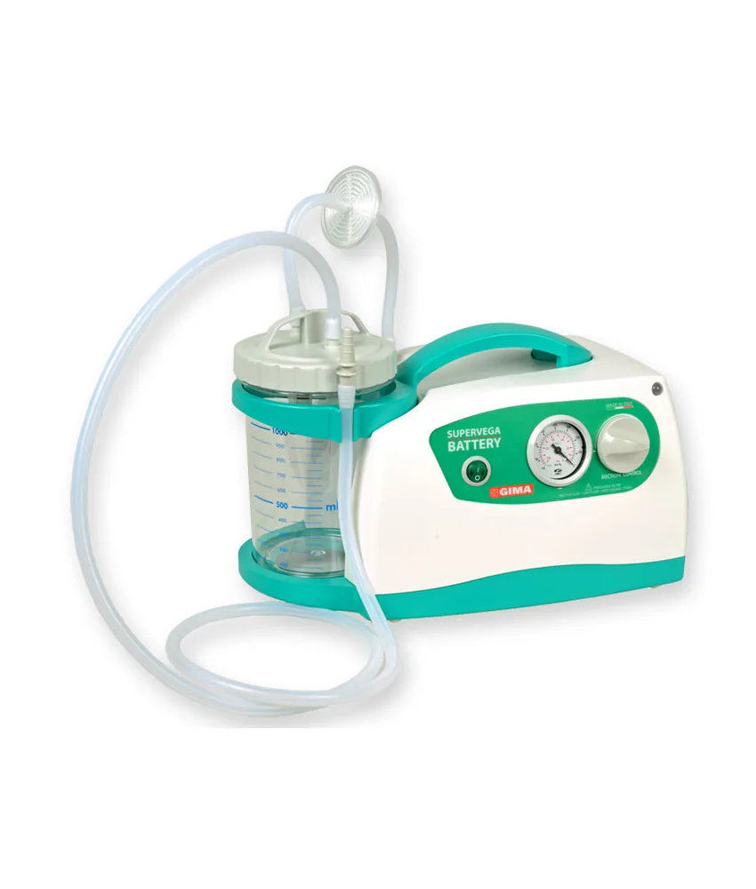 Aspiratore a batteria Super Vega, potenza aspirazione: 16 l/min - 350 x 210 x 180 mm