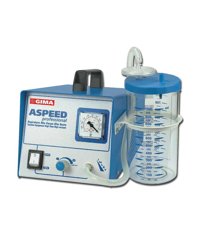 Aspiratore professionale chirurgico Aspeed, struttura: metallo - capacità del vaso: 1 litro