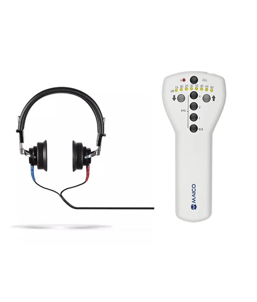 Audiometro Maico MA1, con cuffie audiometriche