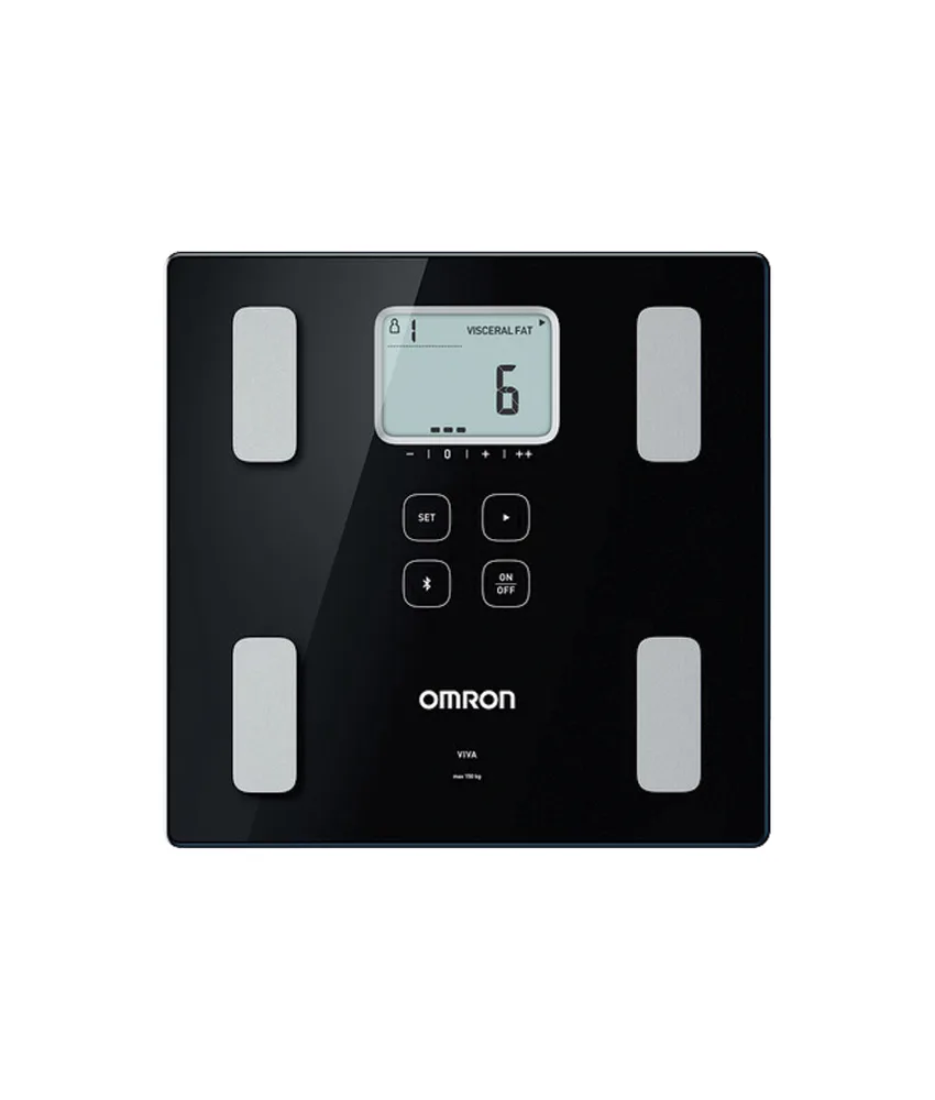 Bilancia Omron viva, 285x280xh 28 mm - 6 parametri corporei precisi