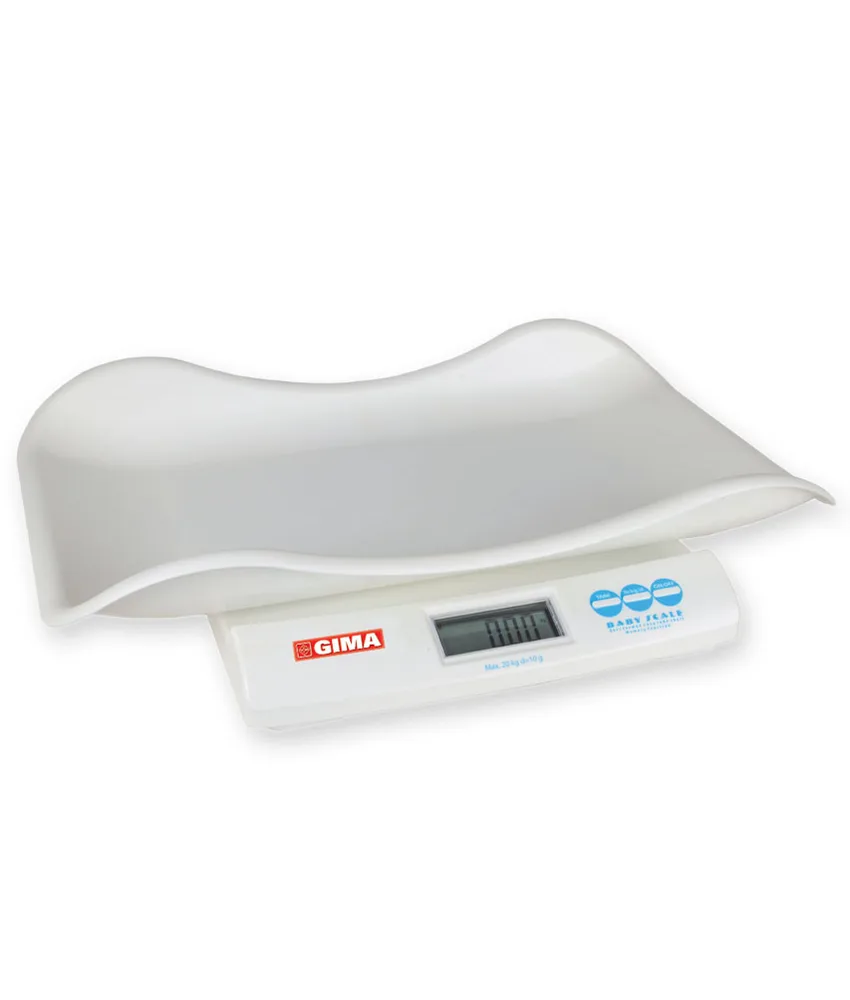 Bilancia per bambini e neonati, portata: 20 kg - 525 x 305 x 63-95 mm
