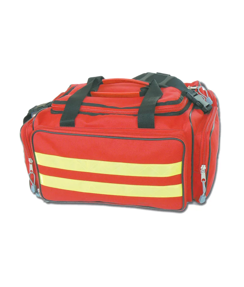 Borsa di emergenza rossa, 35x45xh 21 cm - poliestere 600D rivestito in PVC