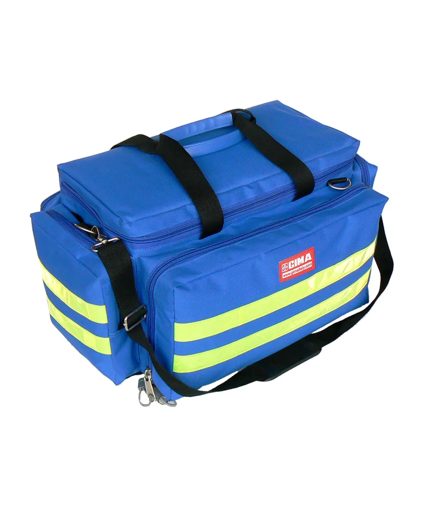 Borsa emergenza blu Smart, in poliestere 600D - 55 x 35 x h 32 cm