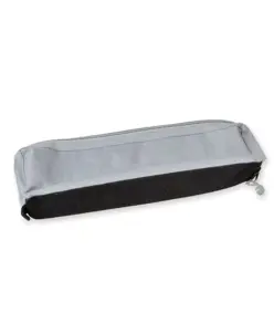 Borsetta in velcro grigia