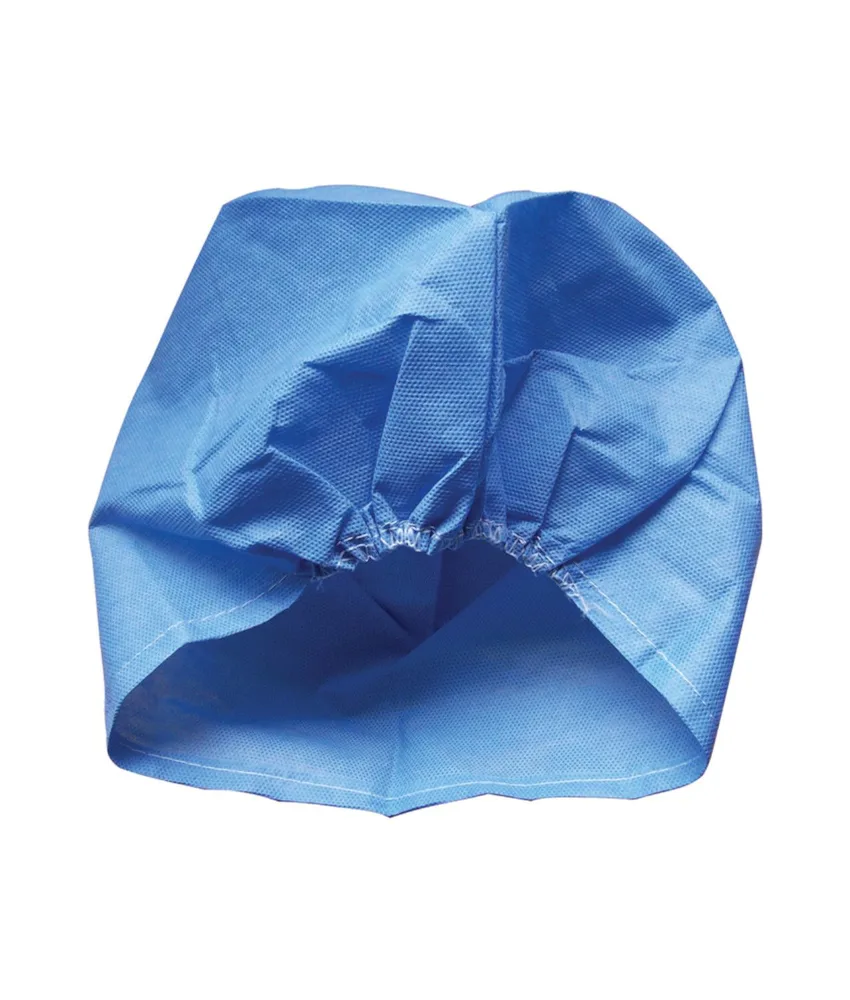 10 box da 100 cappellini monouso, 1000 pezzi - in SMS azzurro