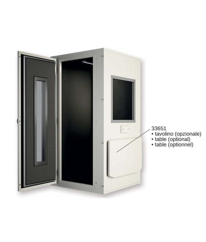 Cabina audiometrica Pro 28F, 96x96x197 cm