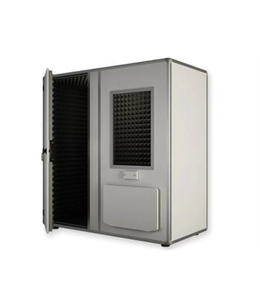 Cabine audiometriche Pro 30, l'altezza comprende il sistema di ventilazione (27 cm)