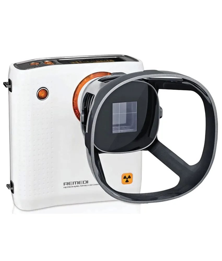 Camera raggi-x portatile con collimatore REMEX KA6, macchia focale 0,4 mm per risoluzione elevata - batteria ricaricabile