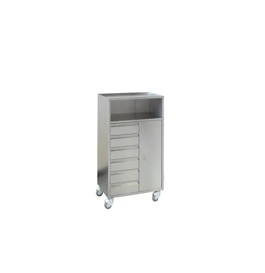 Carrello anestesia inox