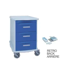 Carrello da farmacia Double Face