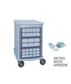 Carrello da farmacia Double Face