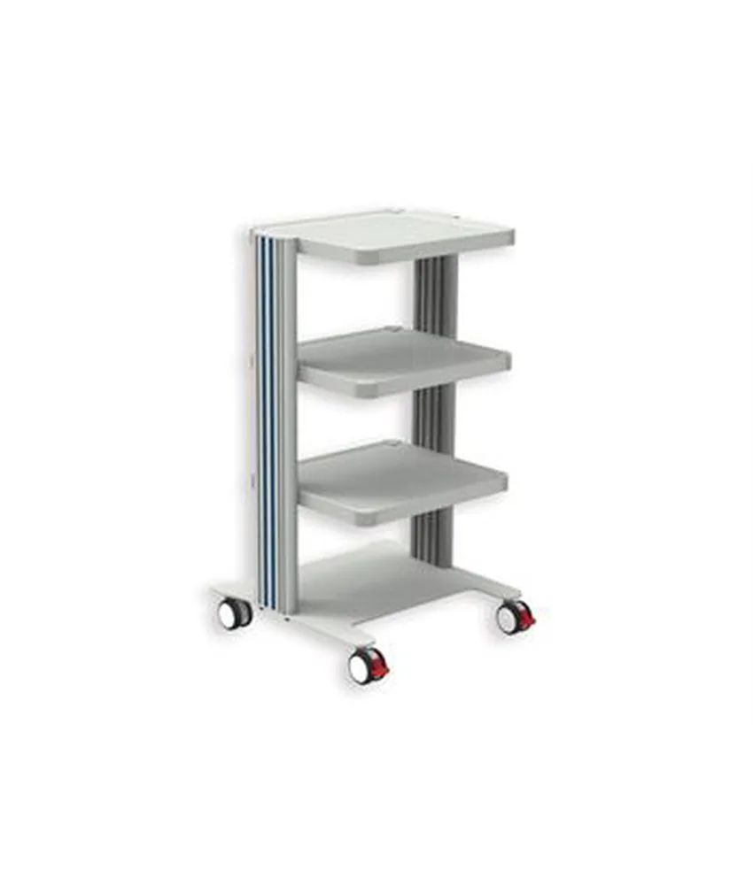 Carrello Easy, varianti con più ripiani - 4 rotelle gemellate Ø 65 mm