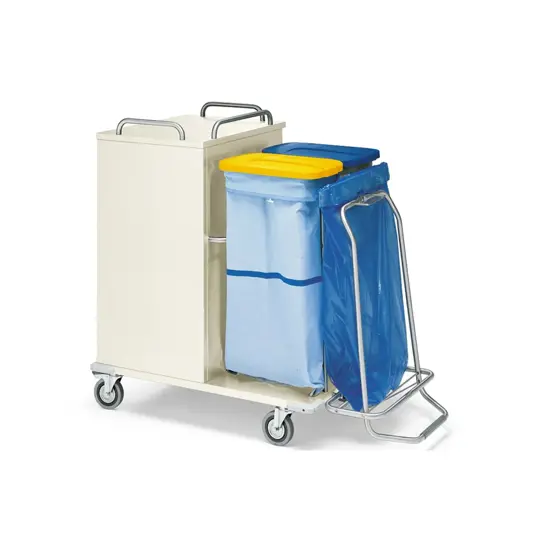 Carrello lavanderia chiuso