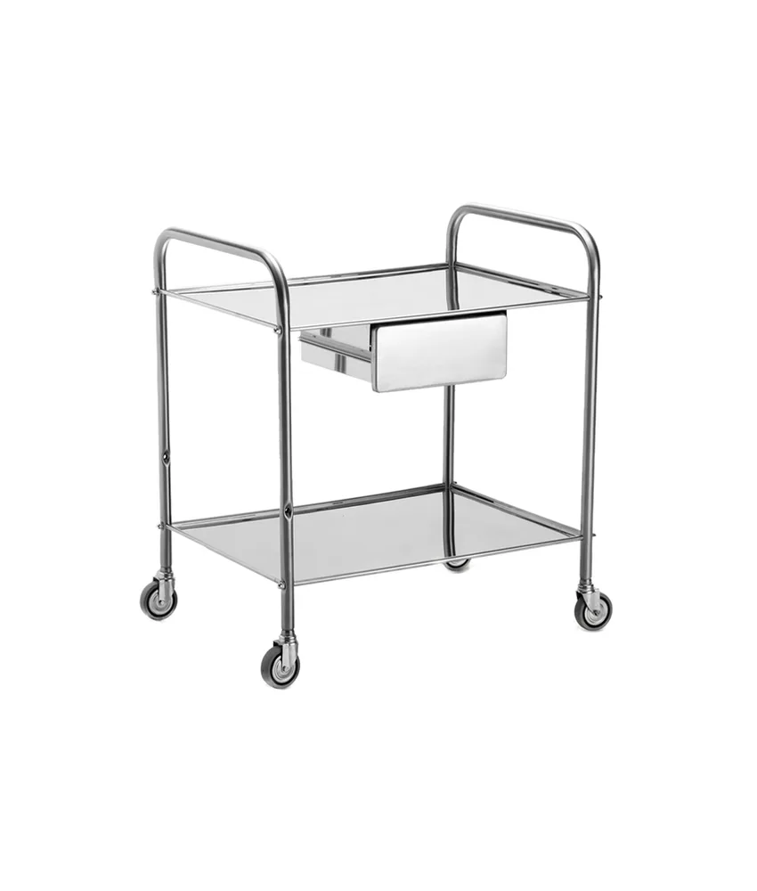 Carrello Lnacart, su rotelle Ø 80 mm. - con cassetto