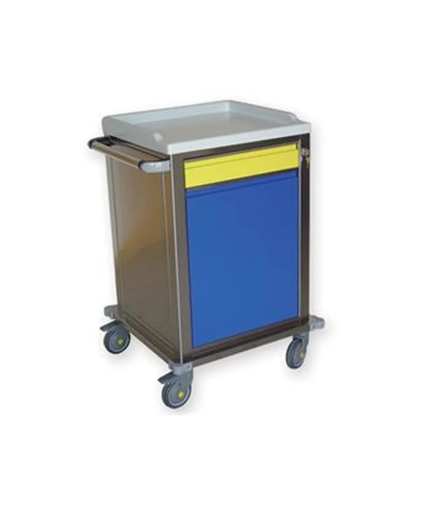 Carrello modulare, 67 x 63 x 104 cm - con 2 cassetti piccoli, 1 medio e 1 grande