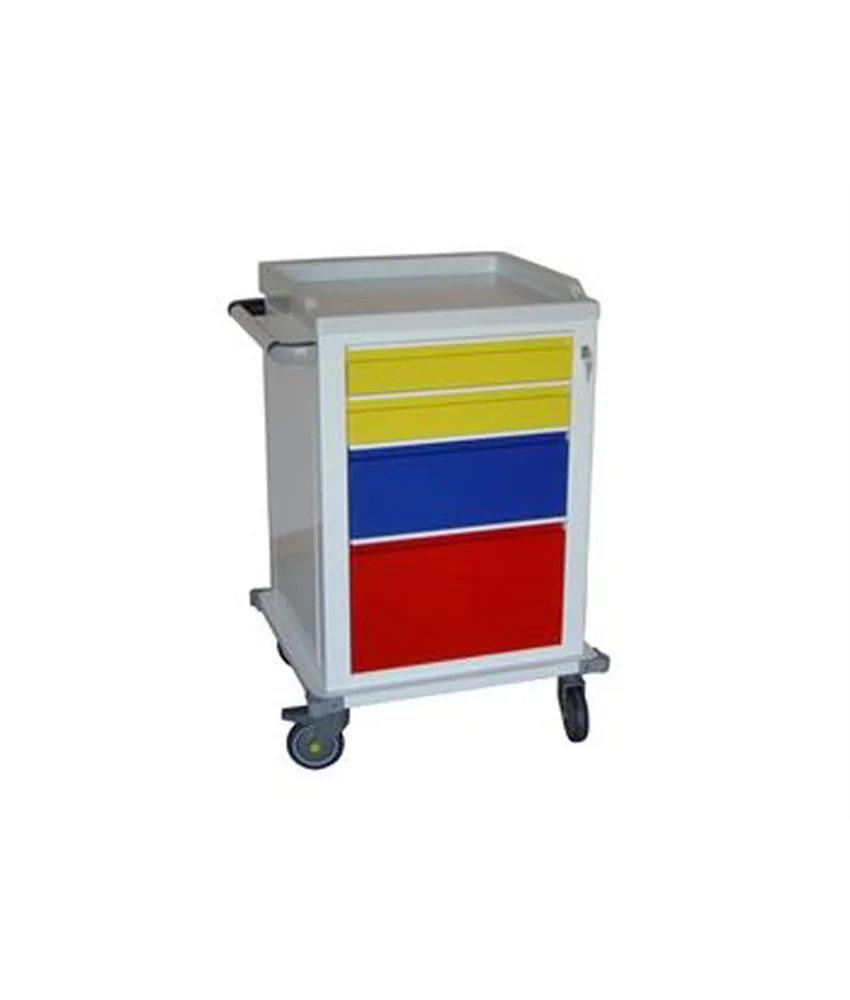 Carrello modulare, 67 x 63 x 104 cm - con 2 cassetti piccoli, 1 medio e 1 grande