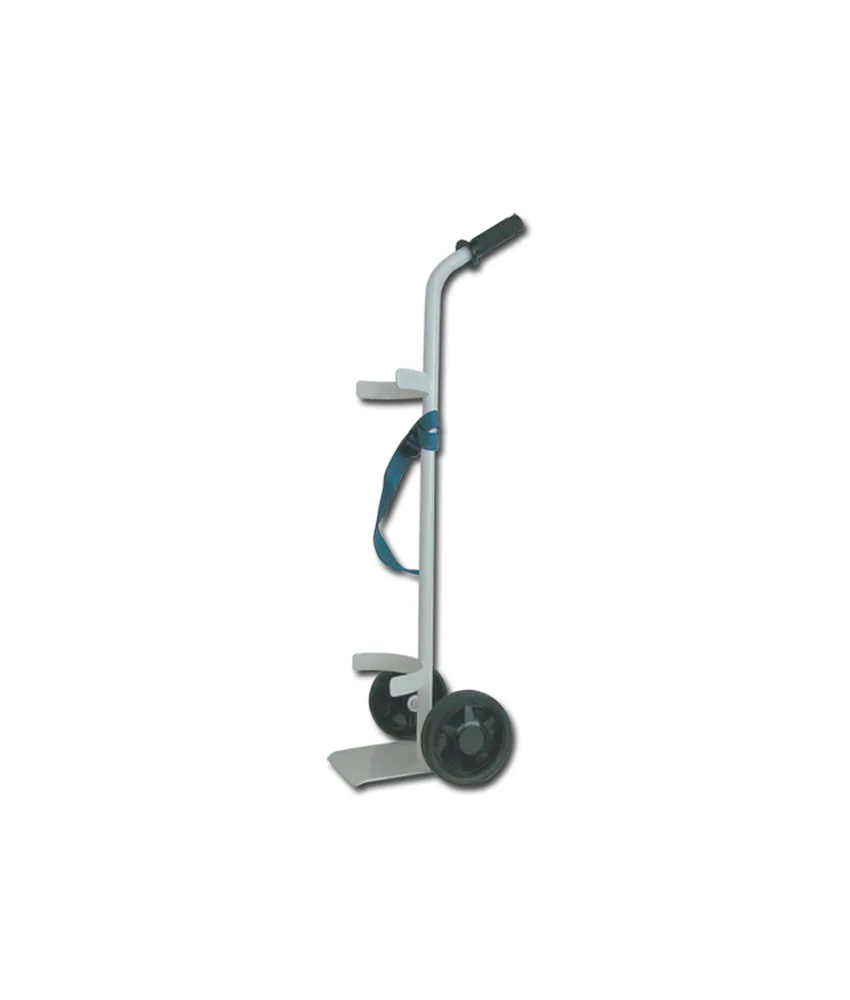 Carrello per bombole d'ossigeno, 2 varianti