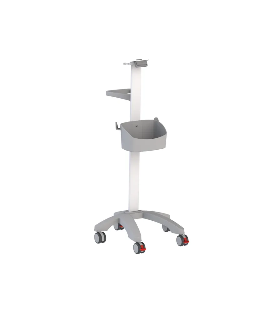 Carrello per monitor, senza adattatore piastre - 5 rotelle doppie piroettanti anti-rumore Ø 65