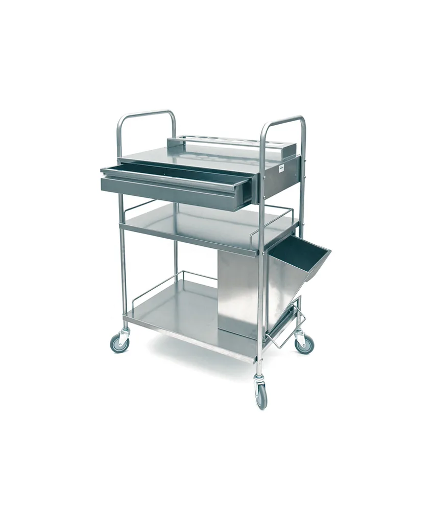 Carrello Rex, 4 rotelle Ø 100 mm - 79x50xh 120 cm