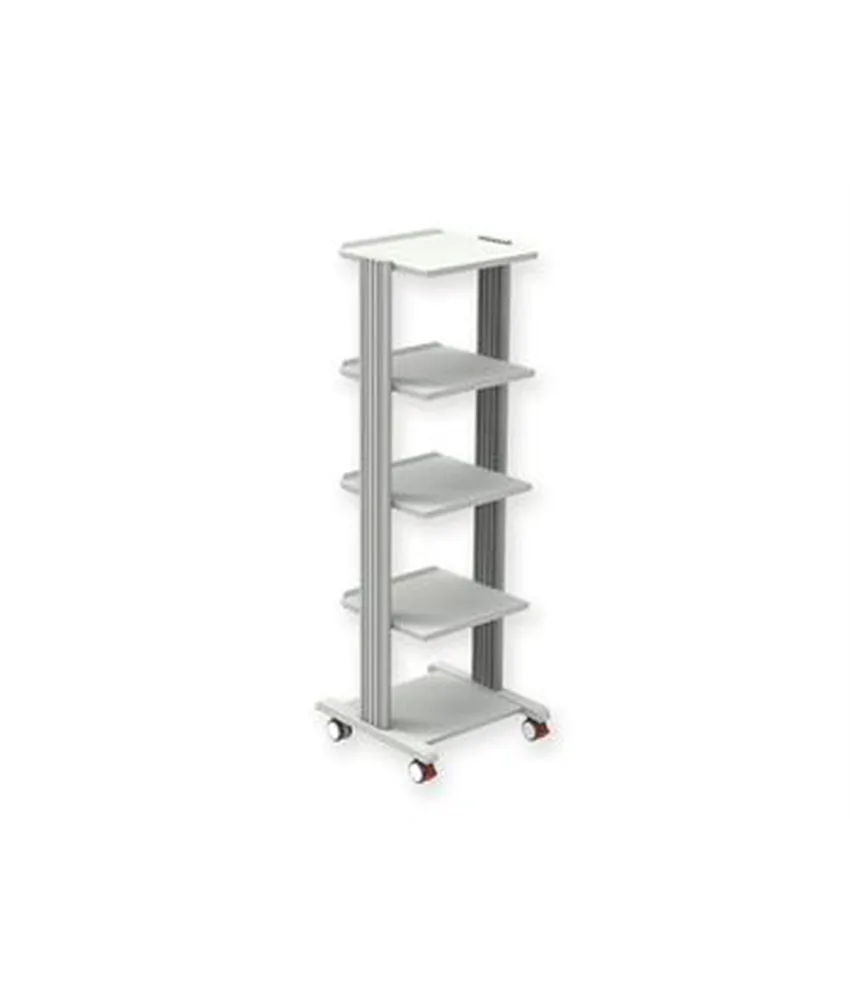 Carrello smart, 4 rotelle gemellate Ø 65 mm - varianti con ripiani