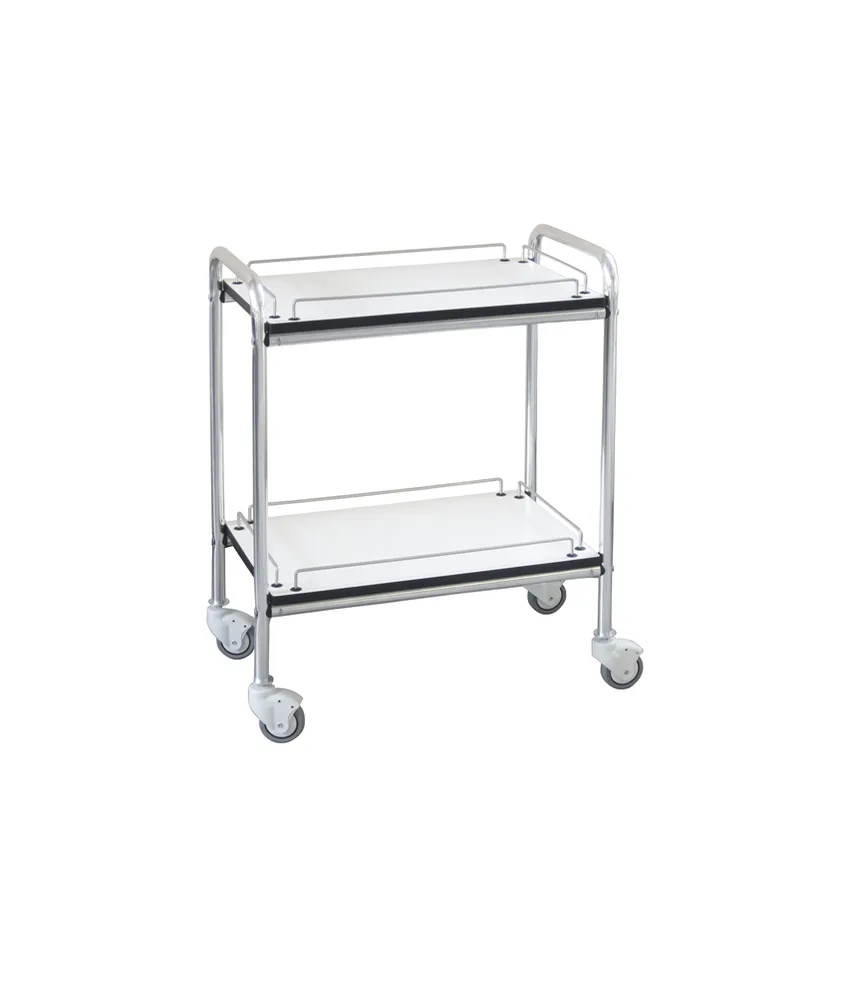 Carrello, 4 rotelle snodate diametro di 80 mm - portata max per ripiano: 40 kg