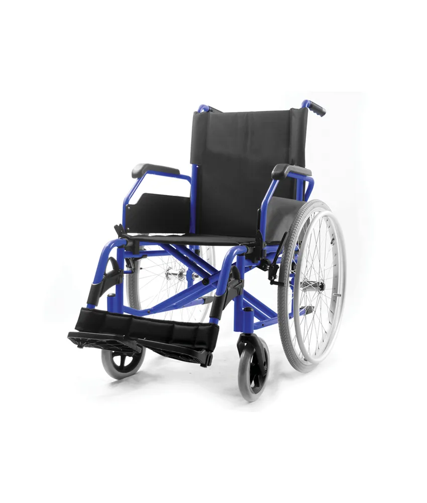 Carrozzina Classic, ruote posteriori solide in PU 61 cm