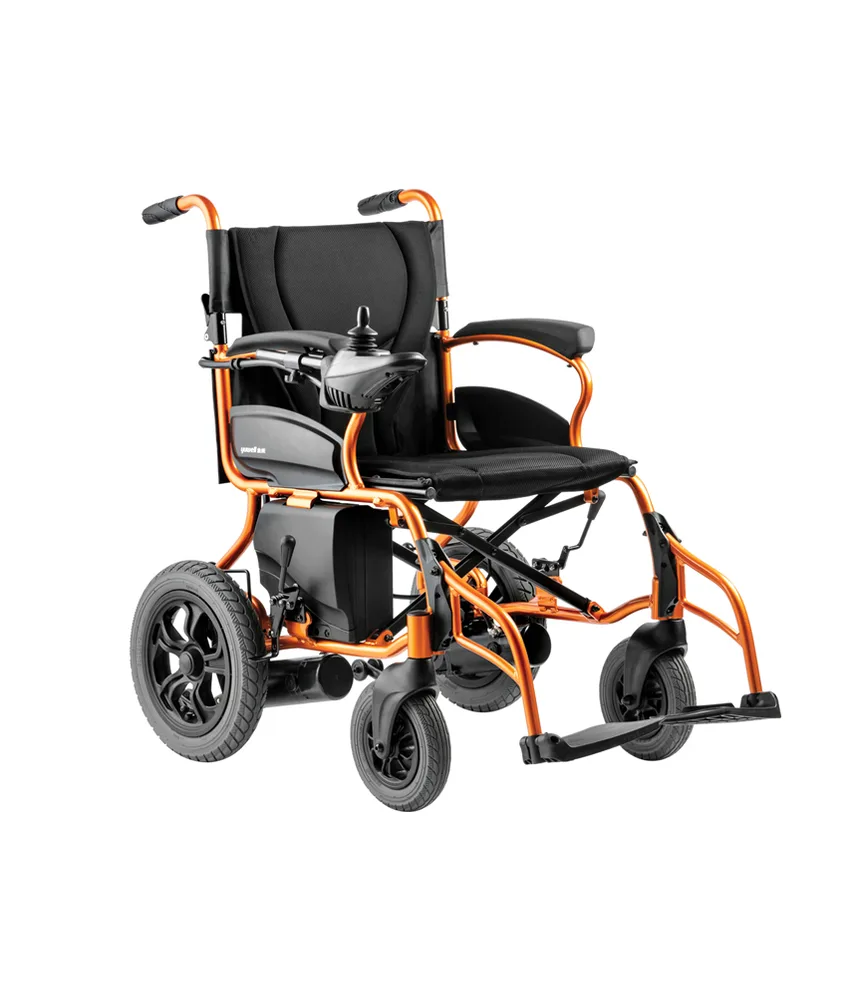 Carrozzina elettrica, portata: =100 kg - 5 impostazioni di velocità.