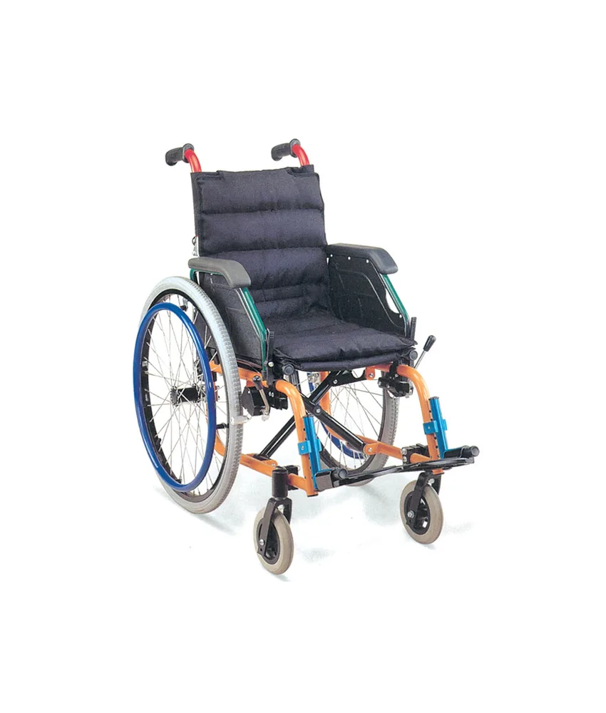 Carrozzina pediatrica, portata massima: 75 kg - schienale pieghevole