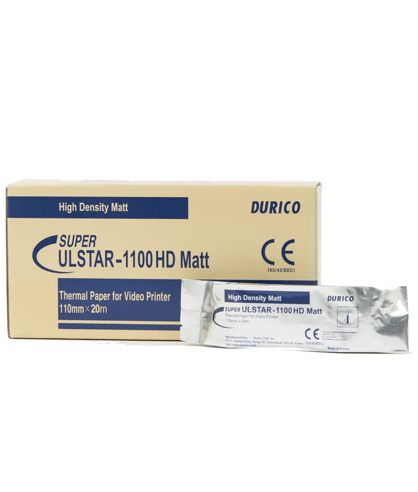 5 pezzi carta termica per ecografi, compatibile con: ULSTAR-110HD matt