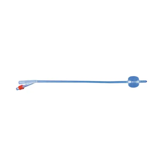 Catetere a 2 vie sterili monouso in silicone