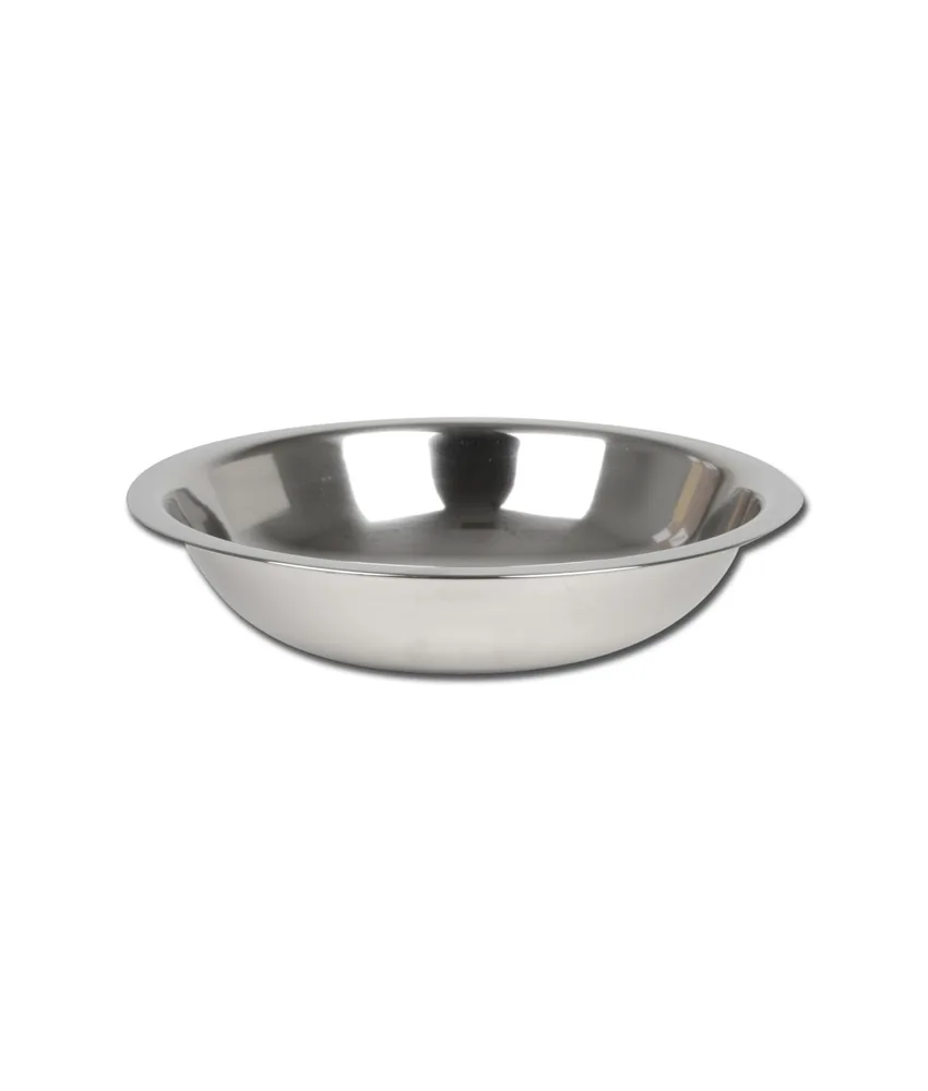 Catino bordo basso, due capacità - in acciaio Inox