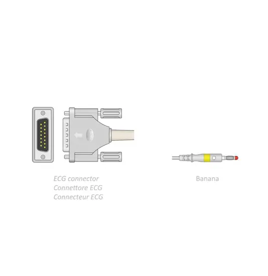 Cavi paziente per ECG