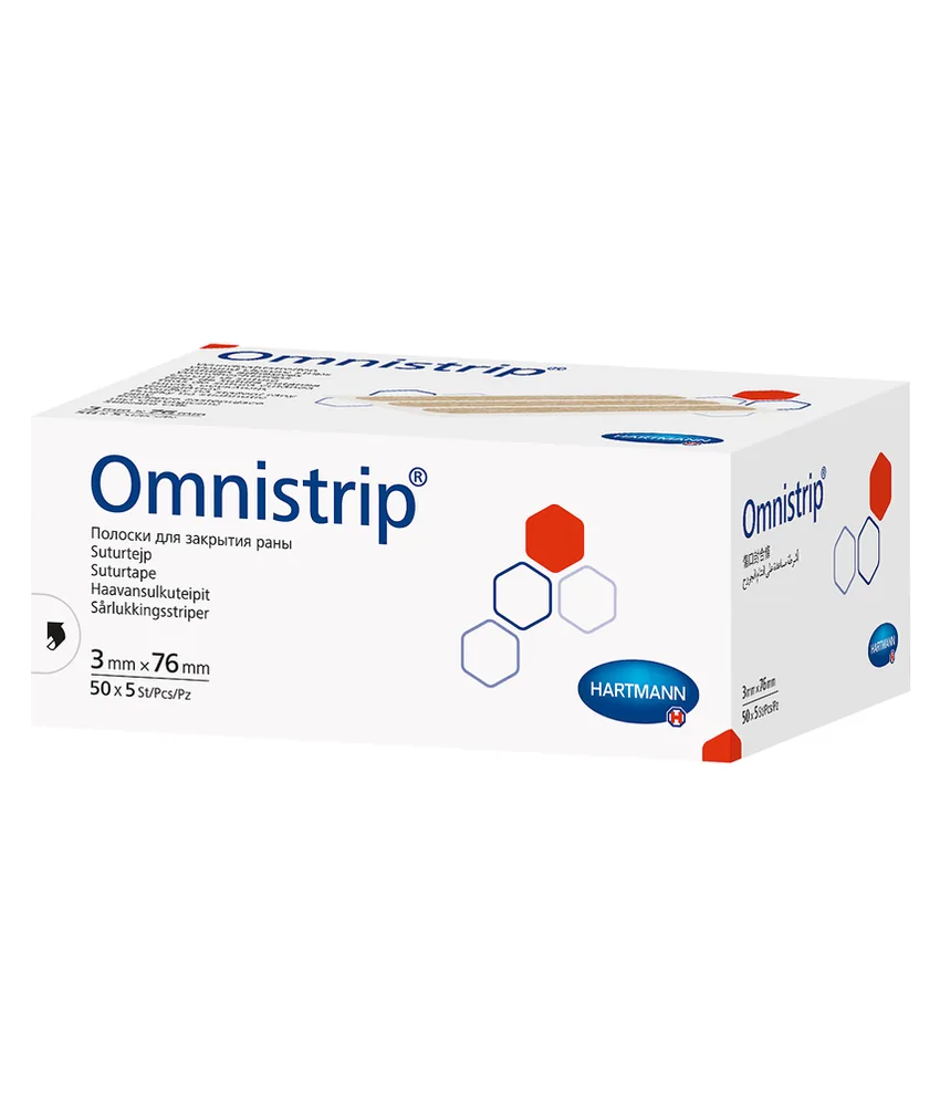 250 pezzi Cerotti sutura Omnistrip, 3x76 mm