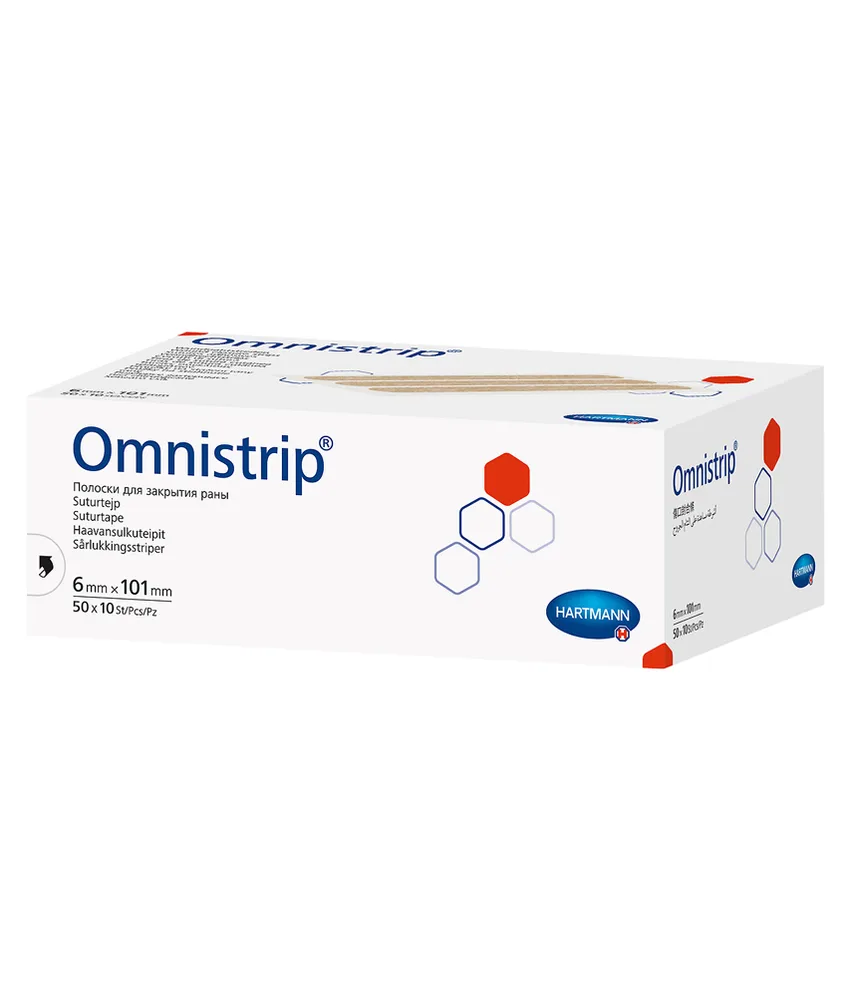 500 pezzi cerotti sutura Omnistrip, 6x101 mm
