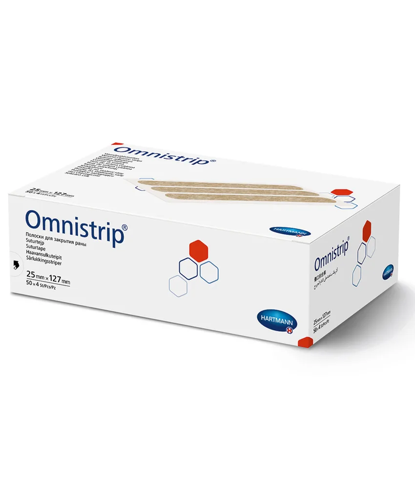 200 pezzi cerotti sutura Omnistrip, 25x127 mm