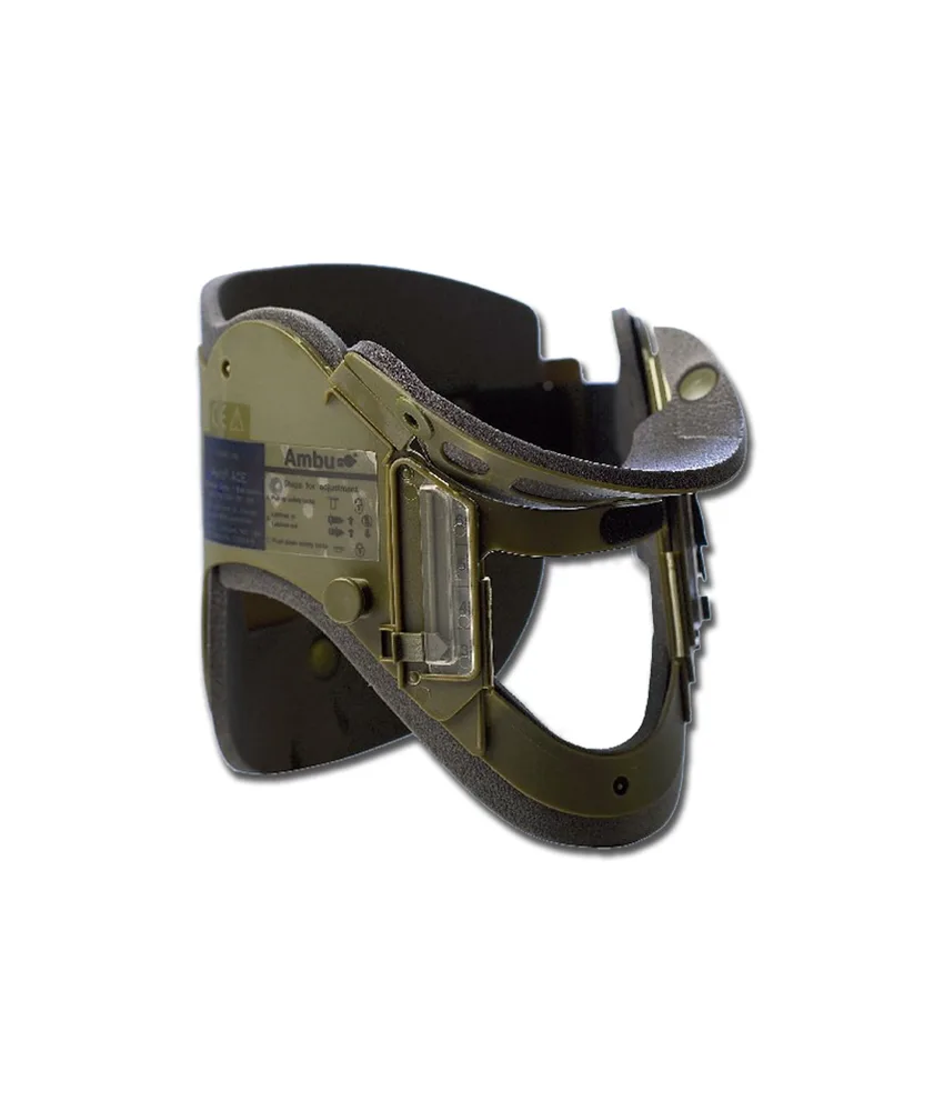 Collare regolabile Ambu Perfit Military, compatibile con i sistemi di indagine radiologica TAC e RM