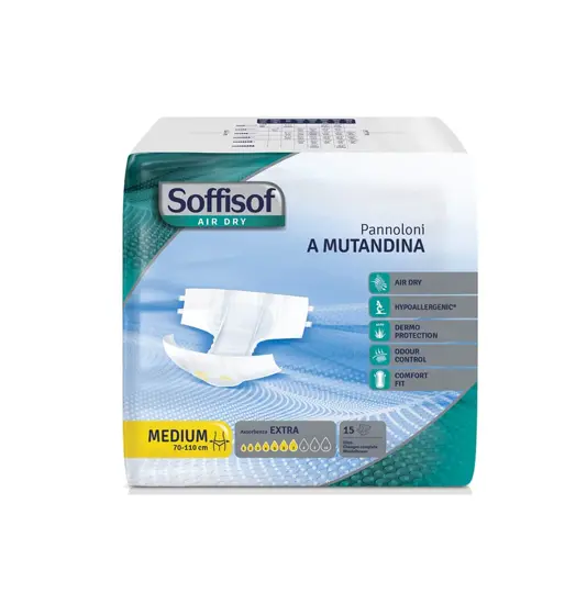confezioni di pannolini per incontinenza  Soffisof air dry