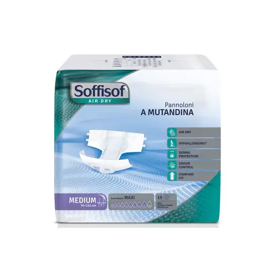 confezioni di pannolini per incontinenza  Soffisof air dry