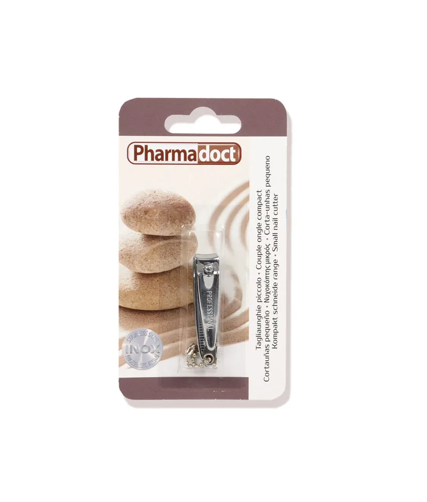 12 confezioni di tagliaunghie piccolo PHARMADOCT, 1 pezzo in ogni confezione