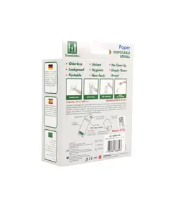confezioni di WC portatile in carta 800 cc