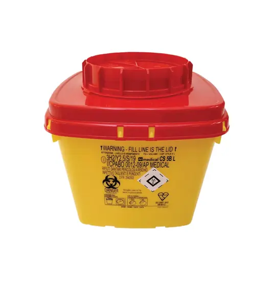 Contenitore rifiuti taglienti 5l  Linea CS