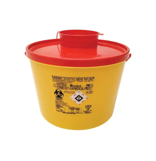 Contenitore rifiuti taglienti 7l  Linea PBS