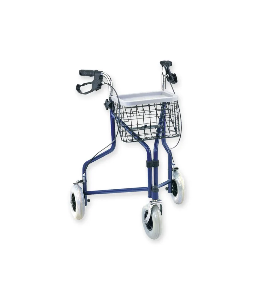 Deambulatore a 3 ruote, portata: 100 kg - altezza regolabile