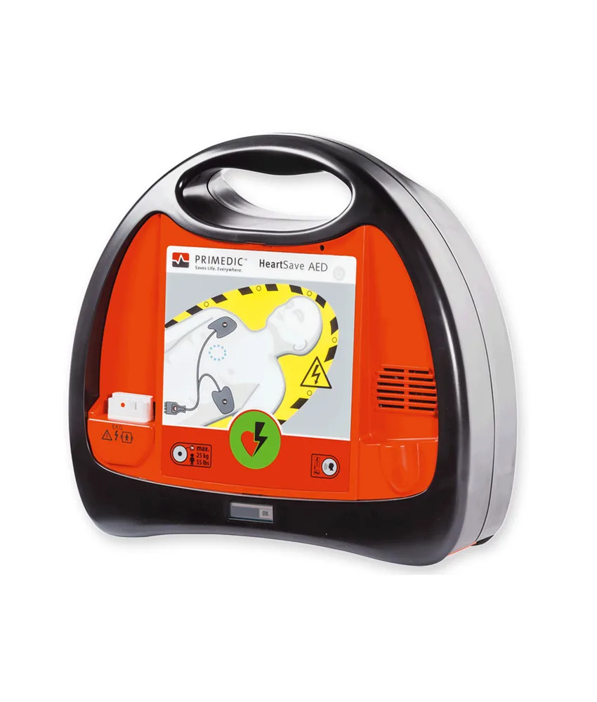 Defibrillatore esterno Primedic-Aed, lingue: Italiano, Francese, Tedesco, Polacco