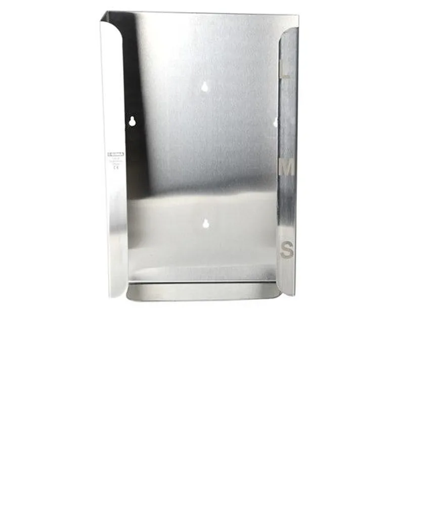 Dispenser per guanti, in acciaio INOX - da 100 guanti