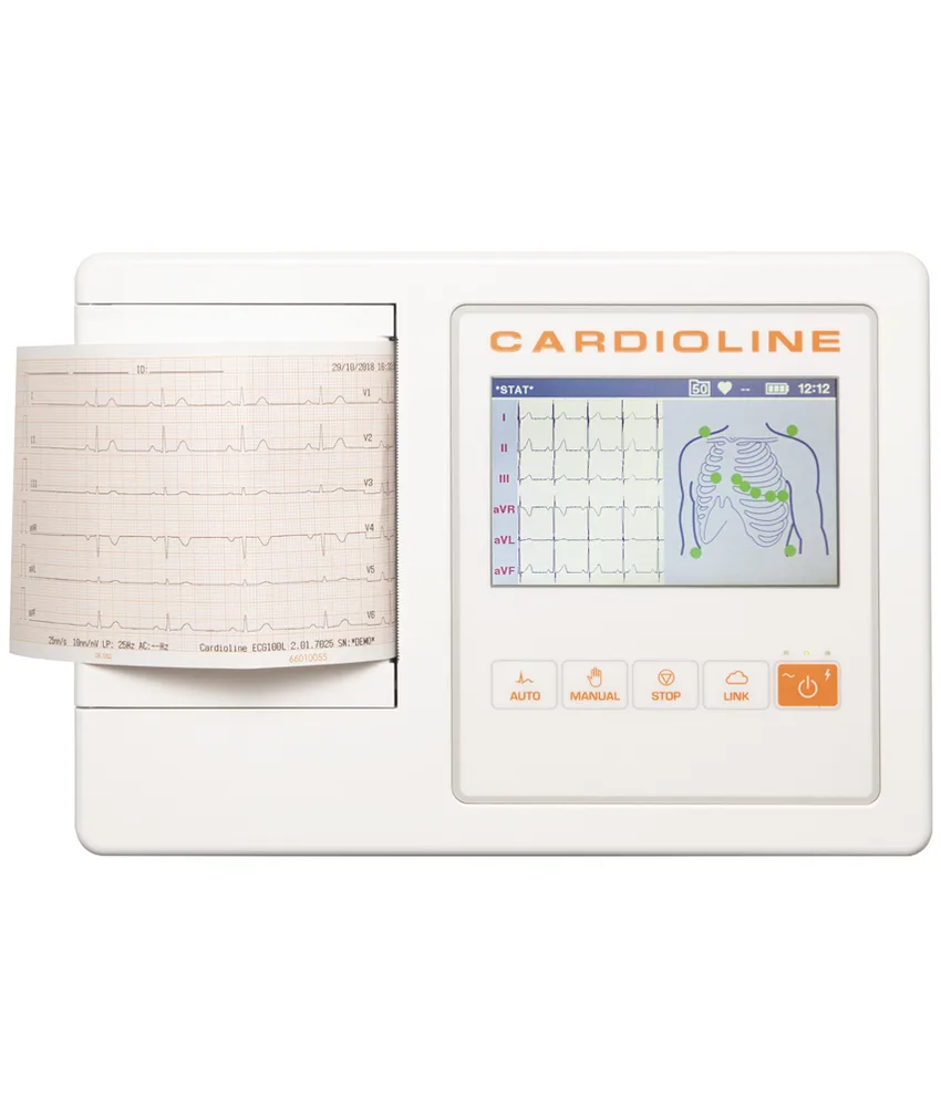 ECG Cardioline 100L Full Glasgow+EasyApp, ECG EasyApp per gestire gli ECG dei pazienti