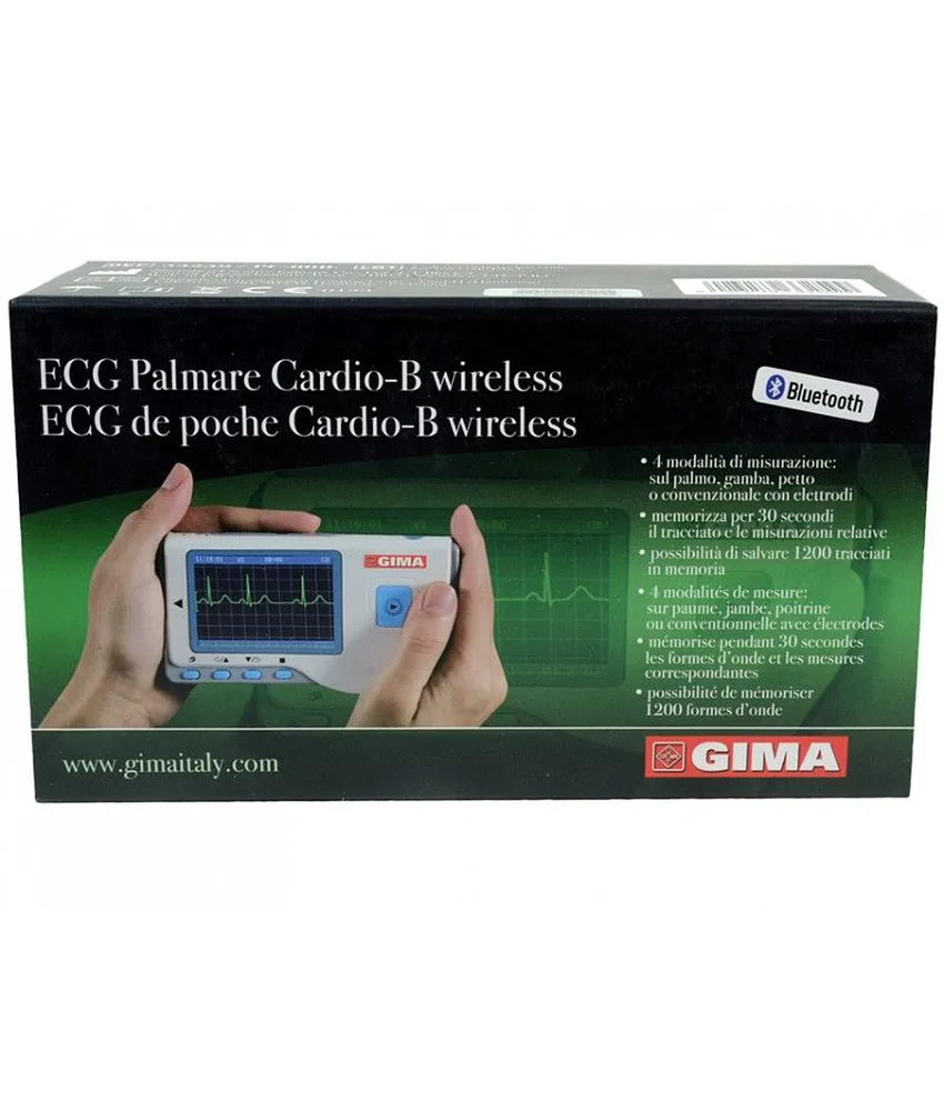 ECG cardionica, con AFib e Bluetooth
