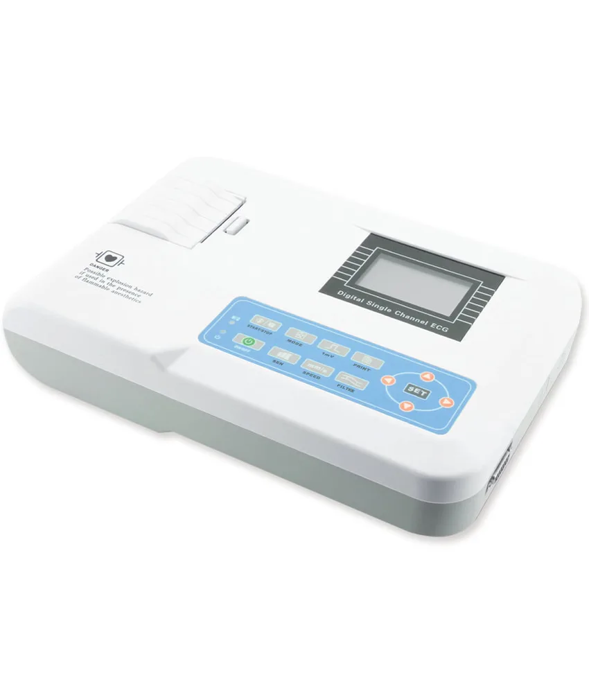 ECG Contec A1, ampio display LCD per la visualizzazione delle forme d'onda e i dati